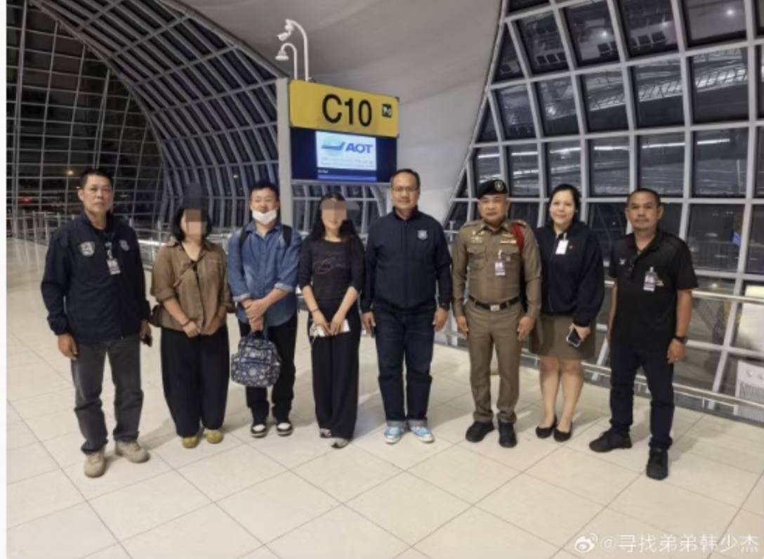 在泰国失联的摄影师韩少杰已平安回国，家属发文：后续配合相关部门处理，不再过多公开细节